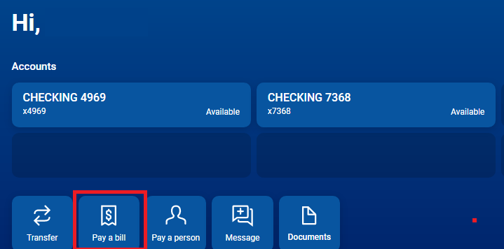 Bill Pay Add Payee Desktop Step 1
