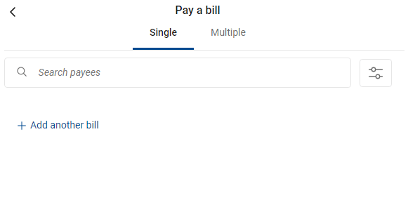Bill Pay Add Payee Desktop Step 2