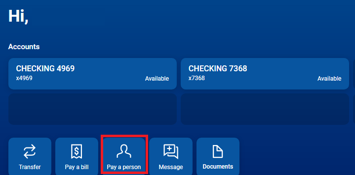 Bill Pay Add Payee Desktop Add Person Step 1
