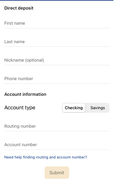 Bill Pay Add Payee Mobile Add Person Step 3