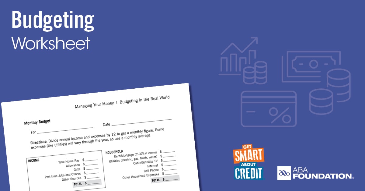 Budgeting Worksheet