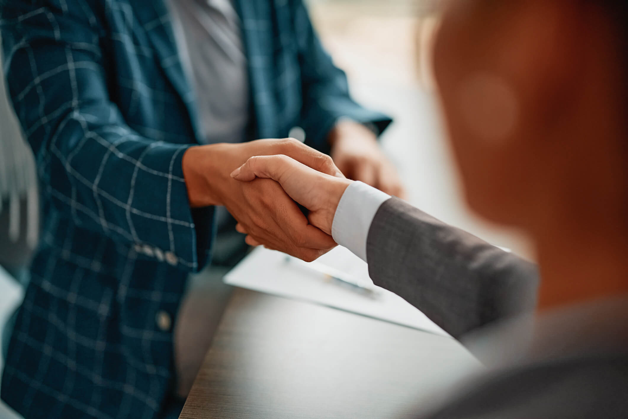 People shaking hands