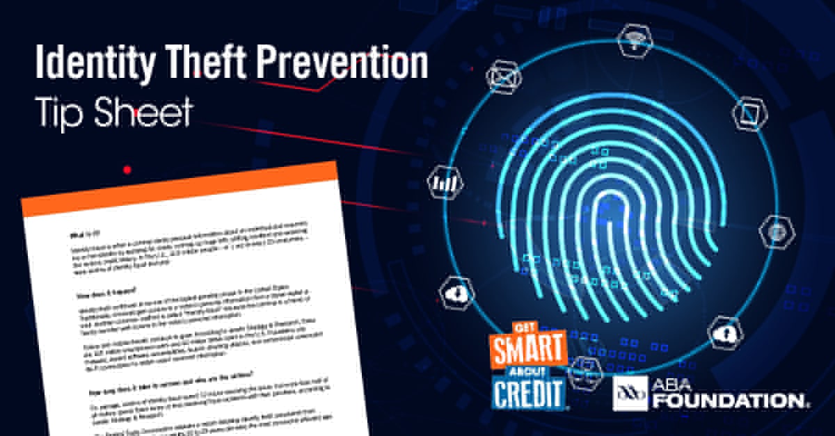 Identity Theft Prevention Tip Sheet