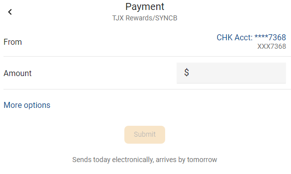 Making and scheduling payments Desktop Step 1