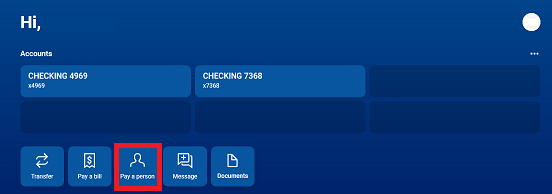Rosedale Bill Pay Setup on Desktop Step 1
