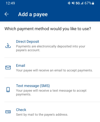 Rosedale Bill Pay Setup on Mobile Step 2